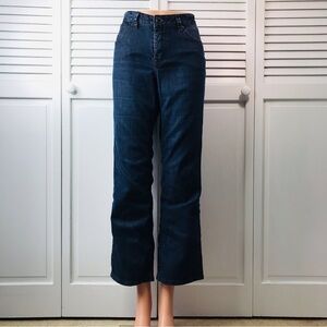CHRISTOPHER BLUE Blue Wide Leg Cropped Jeans Size 10